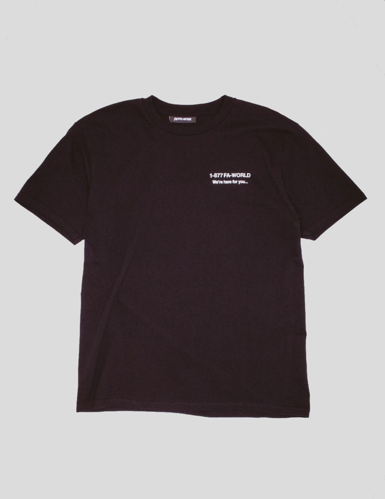 FUCKING AWESOME is your life a mess tee black